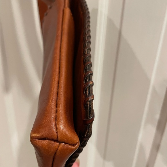 Patricia Nash Patchwork 100% Italian Leather Crossbody Bag. The Granada Bag. - Picture 7 of 16